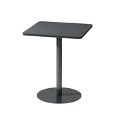 SOLARA 60/70/120/160cm Gray Square Iron Table, Durable Metal Build for Patio, Balcony, or Garden Use