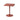 SOLARA 60/70/120/160cm Orange Square Iron Table, Durable Metal Build for Patio, Balcony, or Garden Use