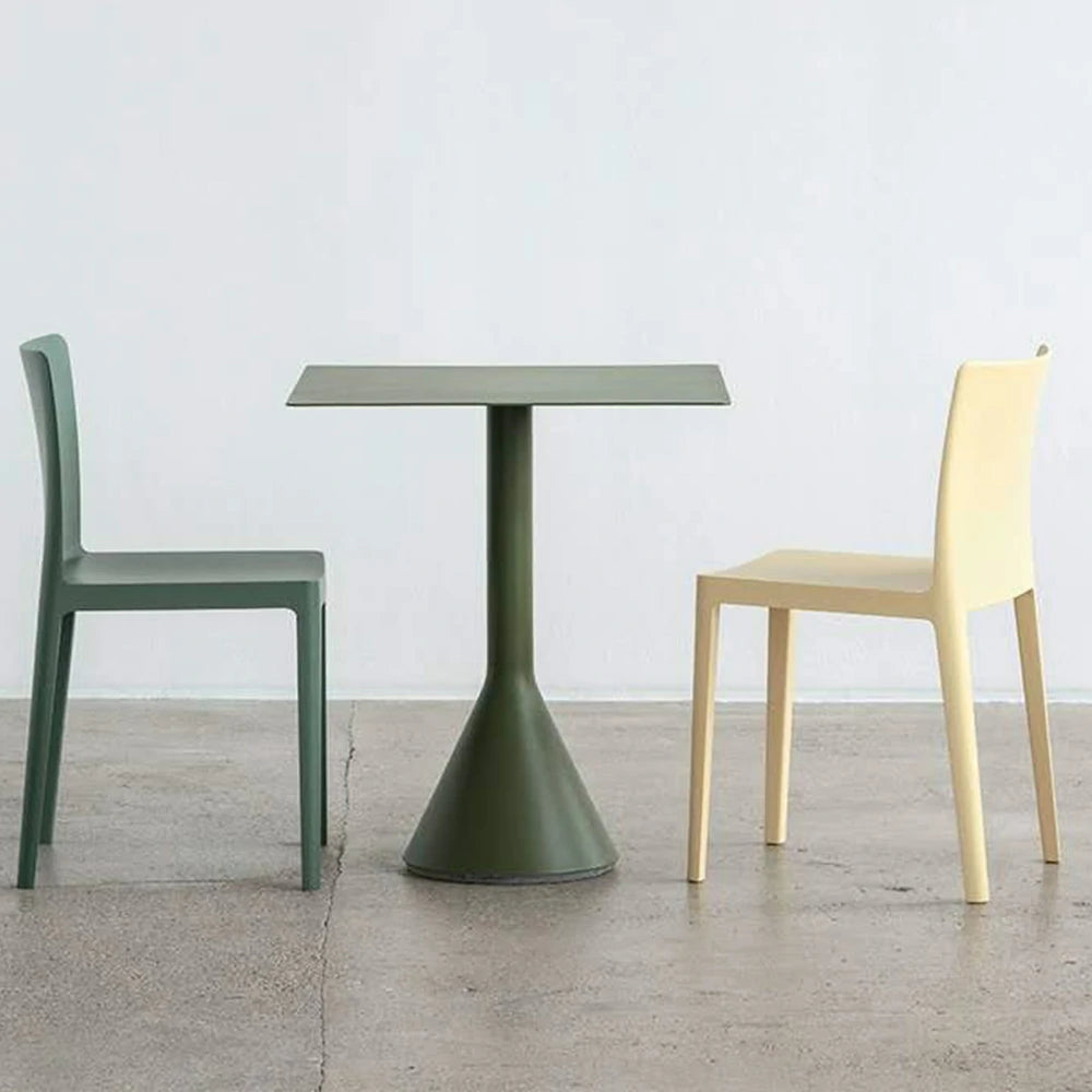 SOLARA 60/70/80/90cm Outdoor Square Dining Table - Olive Green