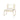 SOLARA Iron Lounge Chair – Minimalist Metal Frame with Seat and Back Cushion - Gold