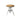 SOLARA Outdoor Dining Table - White PS Wood Top with Sturdy Iron Frame, Adjustable Height