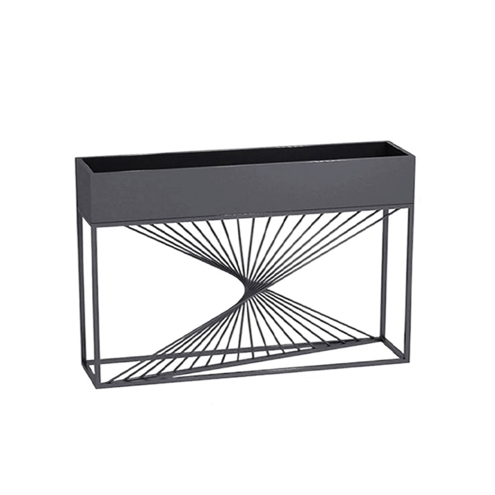 SOLARA ZFL01 Minimalist Style 120cm Modular Gold/Black/White Metal Planter with Partition FunctionSaving for Outdoor Use