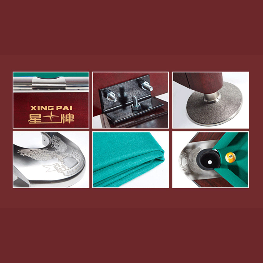 XINGPAI XW136 9FT American Pool Table TOURNAMENT Fancy Nine Ball Pool Table Open Pool Table