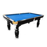 7FT Luxury Slate Pool Table Solid Timber Billiard Table Professional Snooker Game Table With Accessories Pack,Black Frame