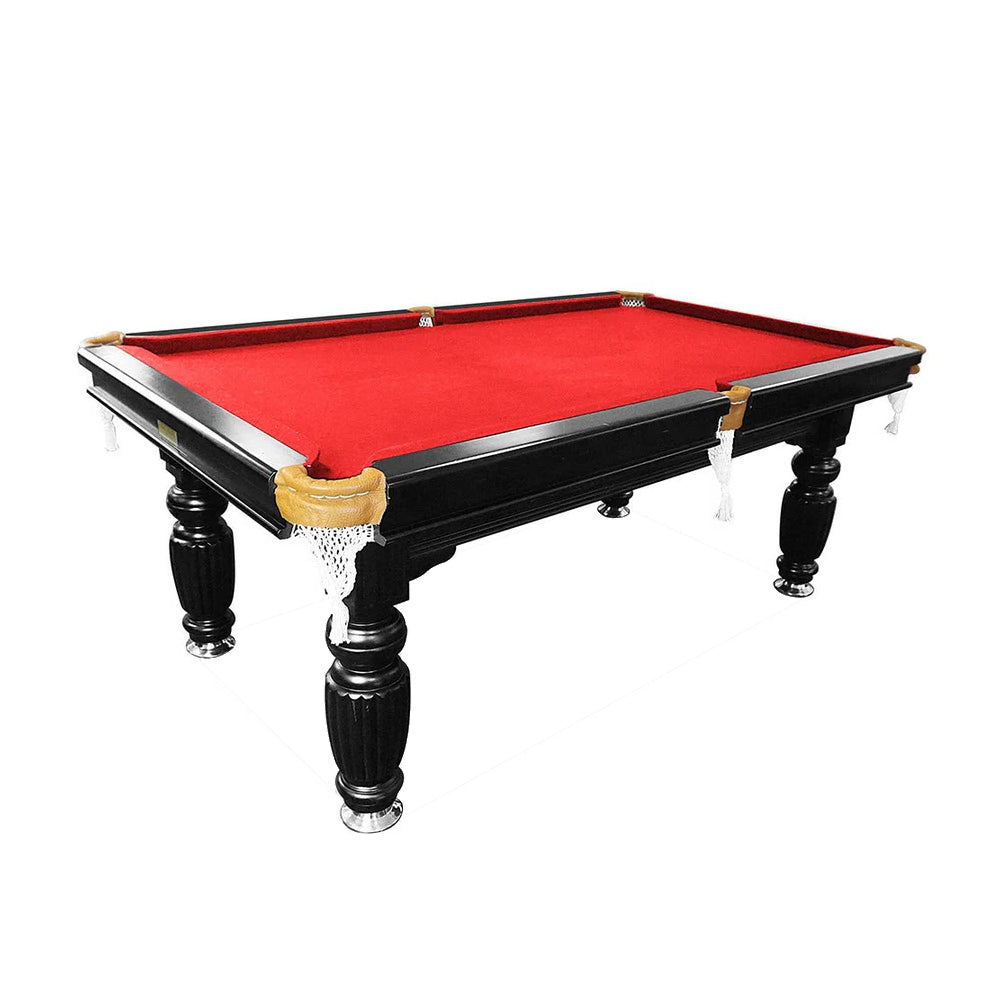 7FT Luxury Slate Pool Table Solid Timber Billiard Table Professional Snooker Game Table With Accessories Pack,Black Frame