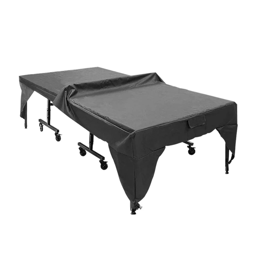 ARIX Table Tennis Table Cover - 190T / 210D / 600D Waterproof Oxford Fabric, UV-Resistant, Dustproof, and Durable Suitable for Indoor and Outdoor Use - Black