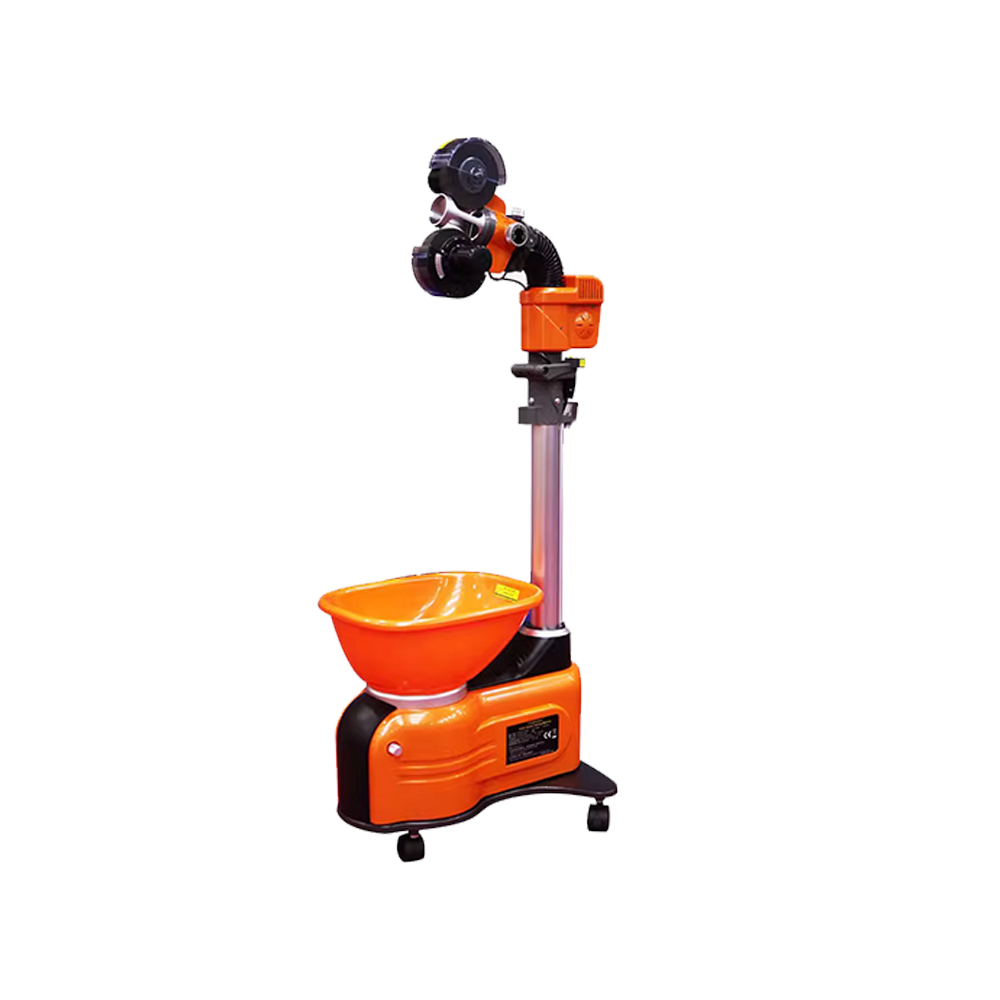 DOUBLE FISH DF E6 Double Rotor Driven Table Tennis Terving Machine-Orange