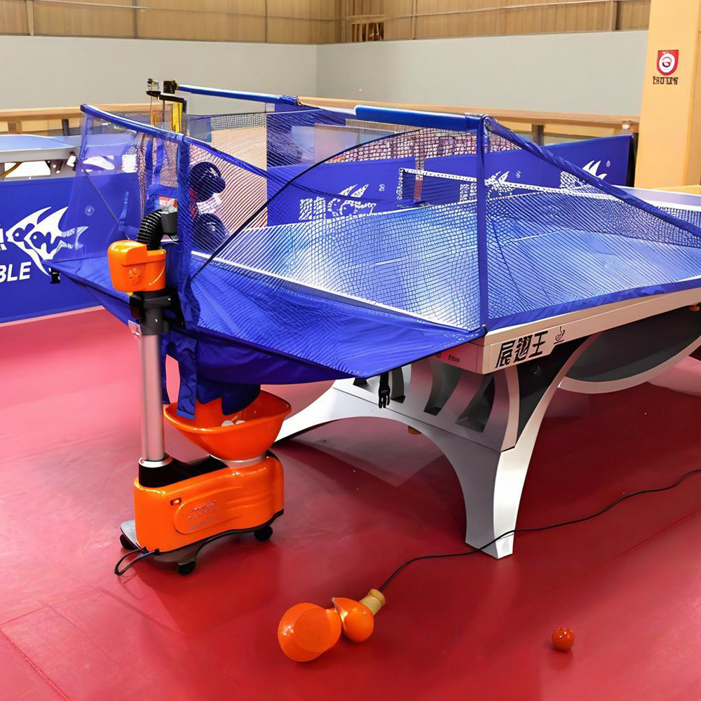 DOUBLE FISH DF G8 Double Rotor Driven Table Tennis Terving Machine-Orange