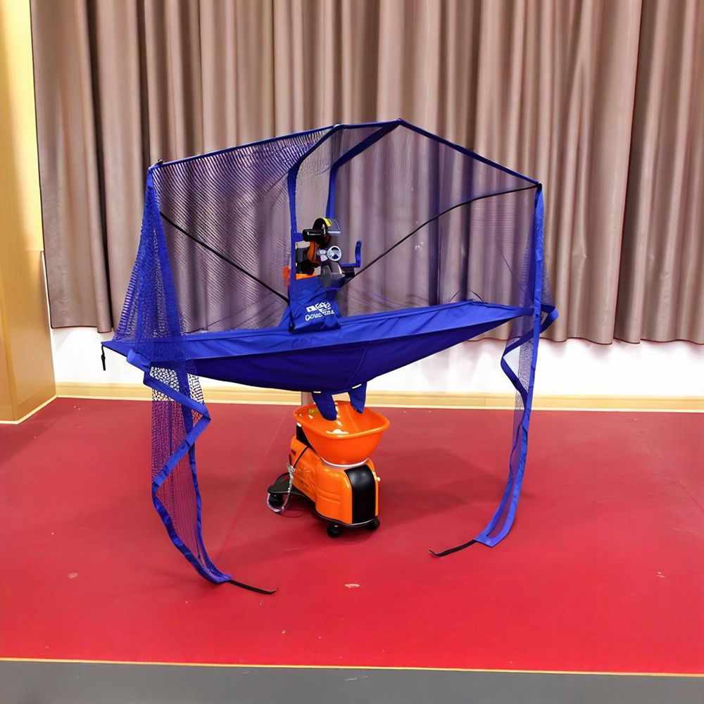 DOUBLE FISH DF G8 Double Rotor Driven Table Tennis Terving Machine-Orange