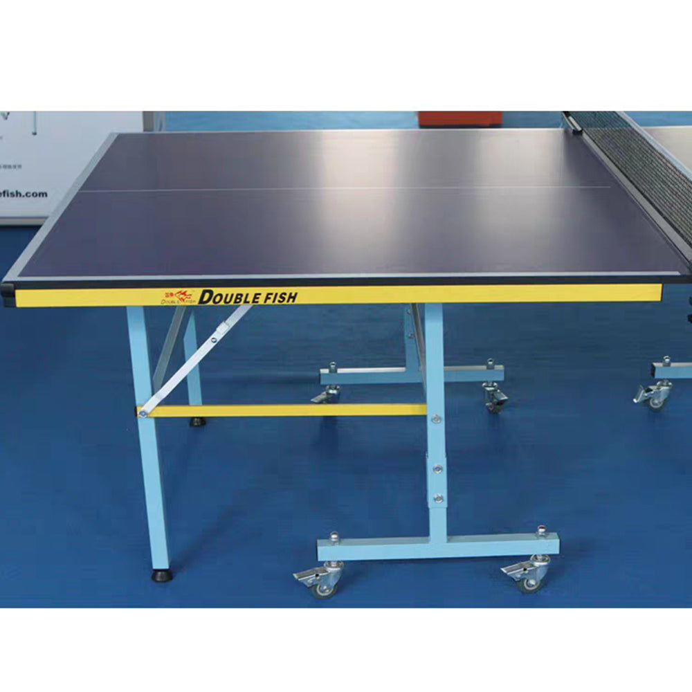 DOUBLE FISH E1 Indoor 15mm Blue Table Tennis Pingpong Table-Bats Balls Net ITTF Approve