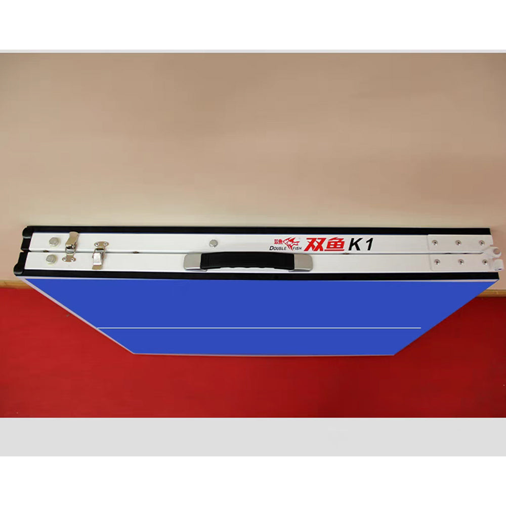 DOUBLE FISH K1 Indoor 12mm Blue Table Tennis Pingpong Table-Bats Balls Net ITTF Approve
