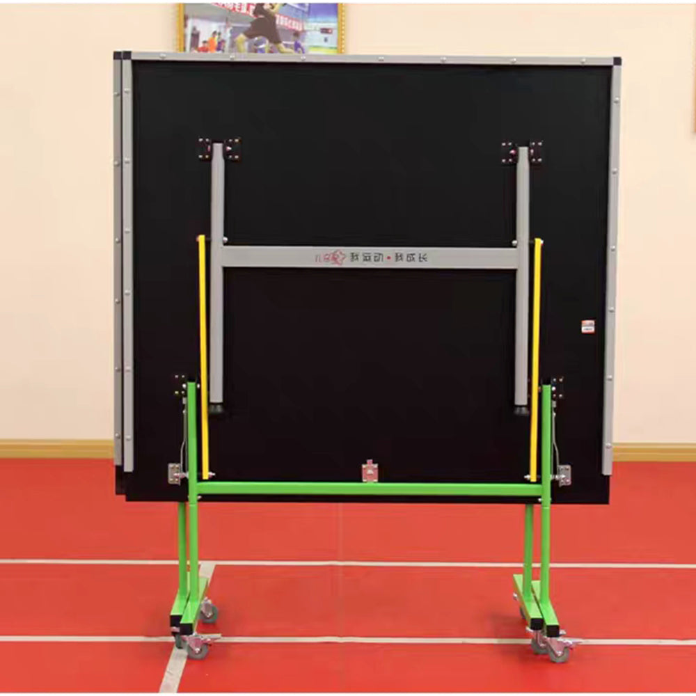 DOUBLE FISH K3 Indoor 18mm Blue Foldable Solo Play Table Tennis Pingpong Table-Bats Balls Net ITTF Approve