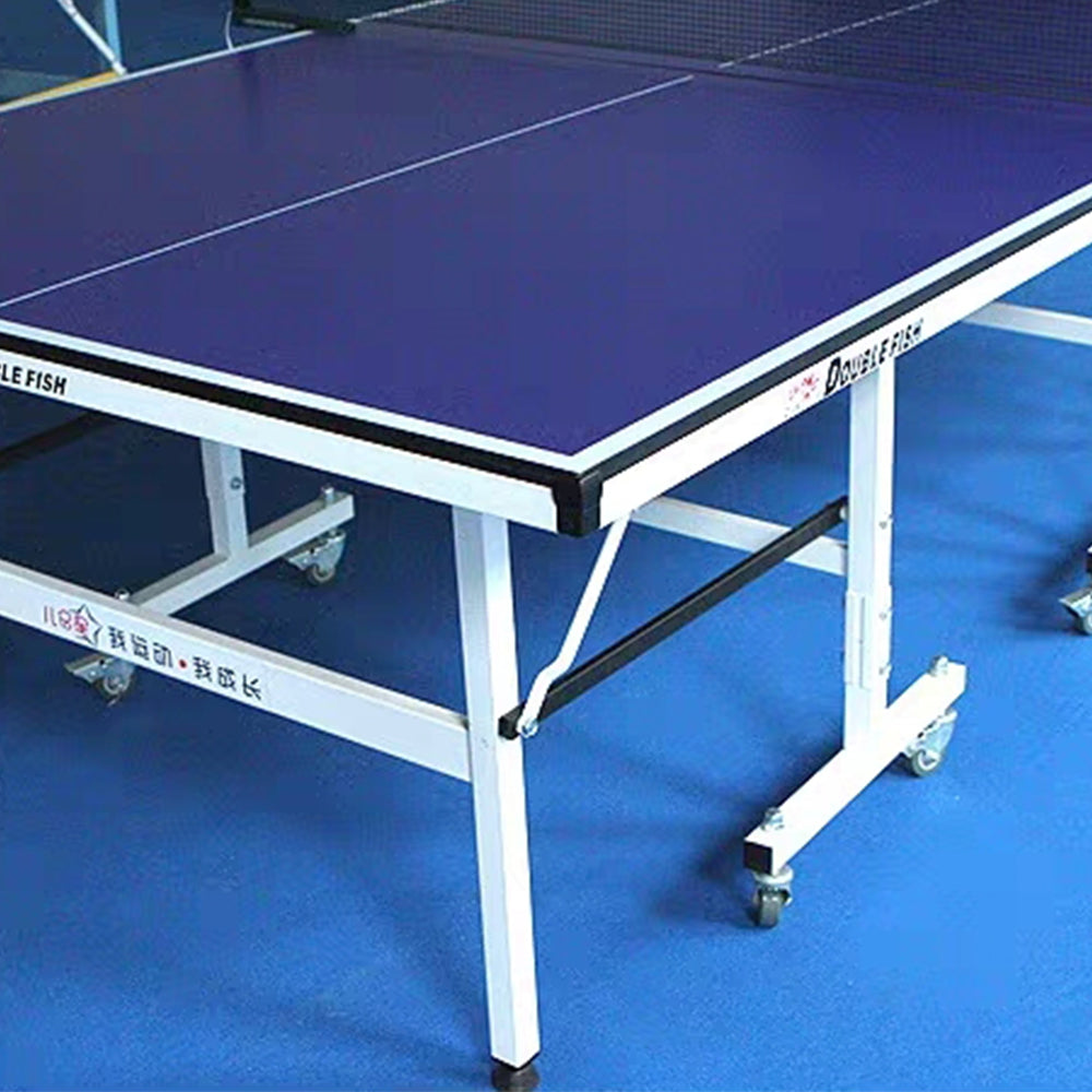 DOUBLE FISH Q1 Indoor 15mm Blue Table Tennis Pingpong Table-Bats Balls Net ITTF Approve