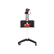 DOUBLE FISH Super 3 Vertical Intelligent Technology Table Tennis Serve Machine - Black