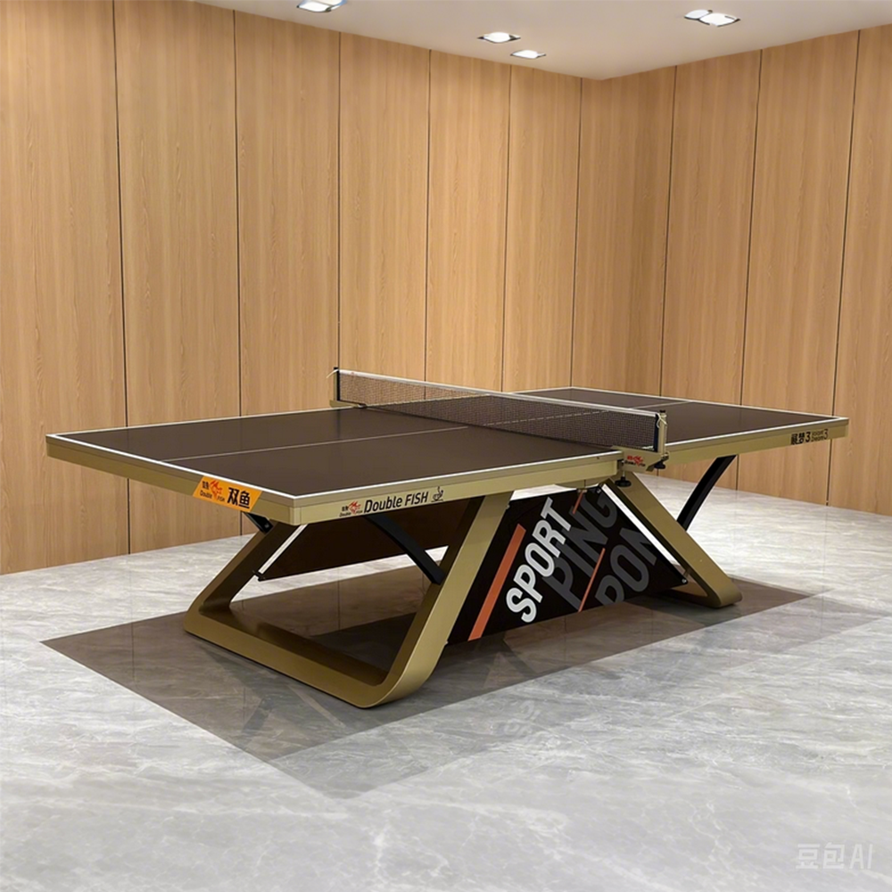 DOUBLE FISH Volant Drem3 Indoor 25mm Pro Black Table Tennis Pingpong Table-Bats Balls Net ITTF Approve