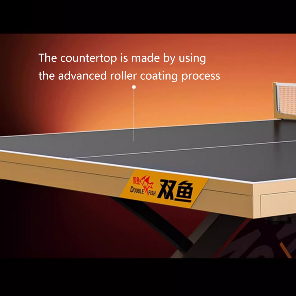 DOUBLE FISH Volant Drem3 Indoor 25mm Pro Black Table Tennis Pingpong Table-Bats Balls Net ITTF Approve