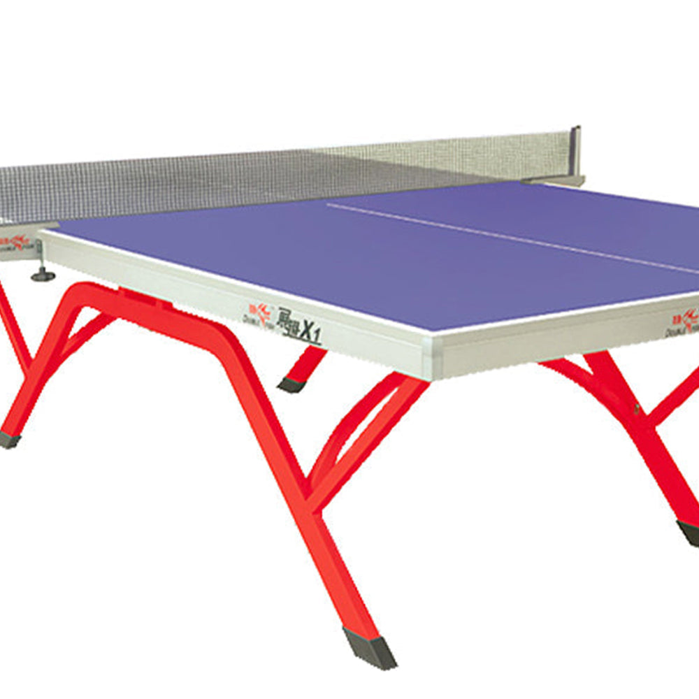 DOUBLE FISH VOLANTX1 25mm Red&Blue Indoor Table Tennis/Ping Pong Table - Bats Ball Net ITTF Approve