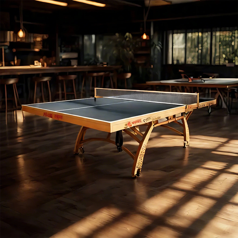 DOUBLE FISH Xiang Yun X3 Indoor 22mm Black Table Tennis Pingpong Table-Bats Balls Net ITTF Approve