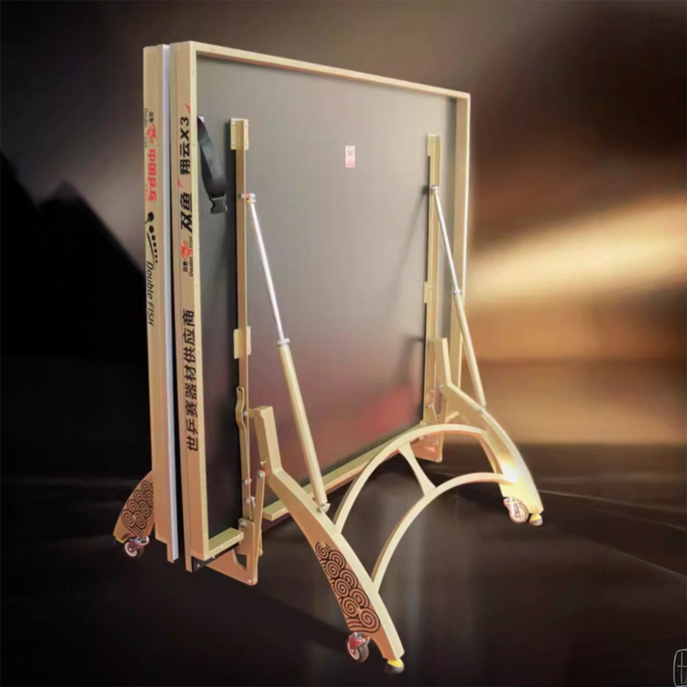 DOUBLE FISH Xiang Yun X3 Indoor 22mm Black Table Tennis Pingpong Table-Bats Balls Net ITTF Approve