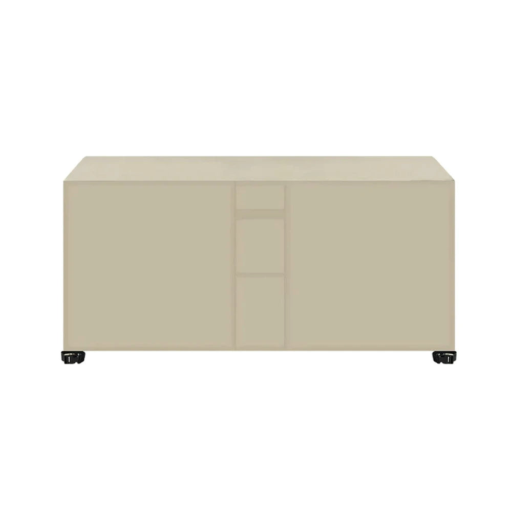 ARIX Table Tennis Table Cover - Waterproof Oxford Fabric with Drawstring, UV-Resistant and Dustproof, Suitable for Indoor and Outdoor Use - Beige