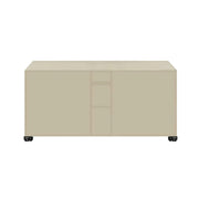 ARIX Table Tennis Table Cover - Waterproof Oxford Fabric with Drawstring, UV-Resistant and Dustproof, Suitable for Indoor and Outdoor Use - Beige