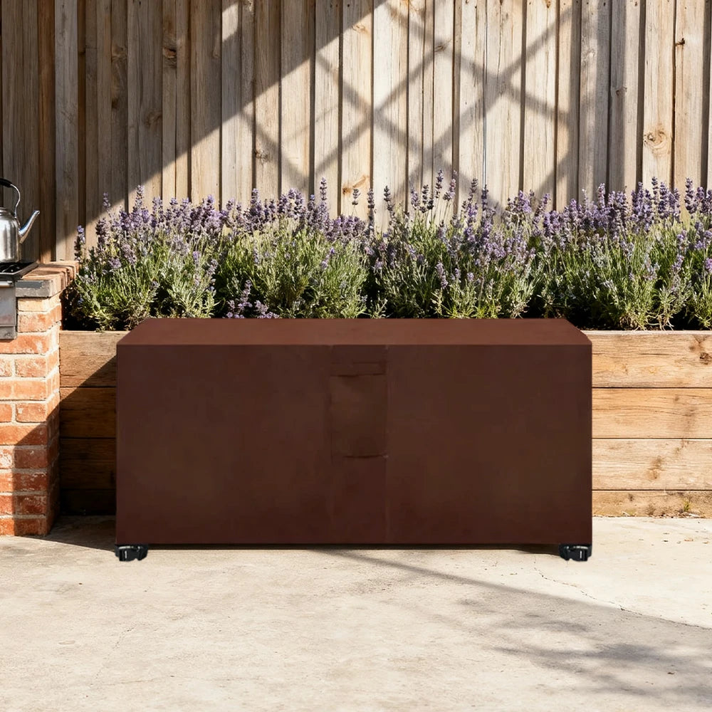 ARIX Table Tennis Table Cover - Waterproof Oxford Fabric with Drawstring, UV-Resistant and Dustproof, Suitable for Indoor and Outdoor Use - Coffee