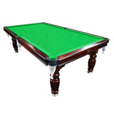 8FT Luxury Slate Pool Table Solid Timber Billiard Table Professional Snooker Game Table With Accessories Pack,Walnut Frame