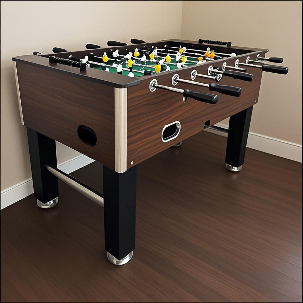 KICKSY HLOW 5FT Foosball Soccer Table with Hollow Steel Rods