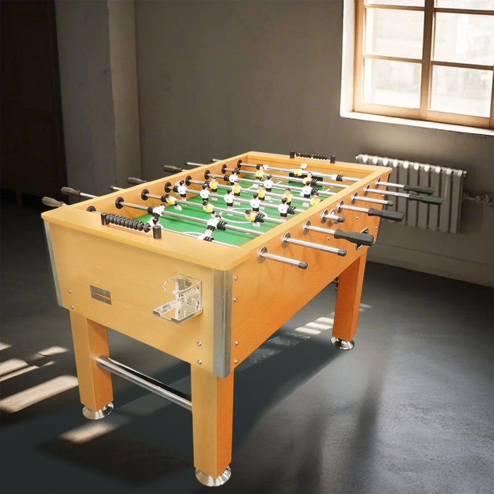 KICKSY HLOW 5FT Foosball Soccer Table with Hollow Steel Rods
