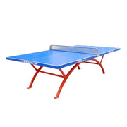 DOUBLE FISH SW318 Outdoor Waterproof Blue Table Tennis Pingpong Table-Bats Balls Net ITTF Approve