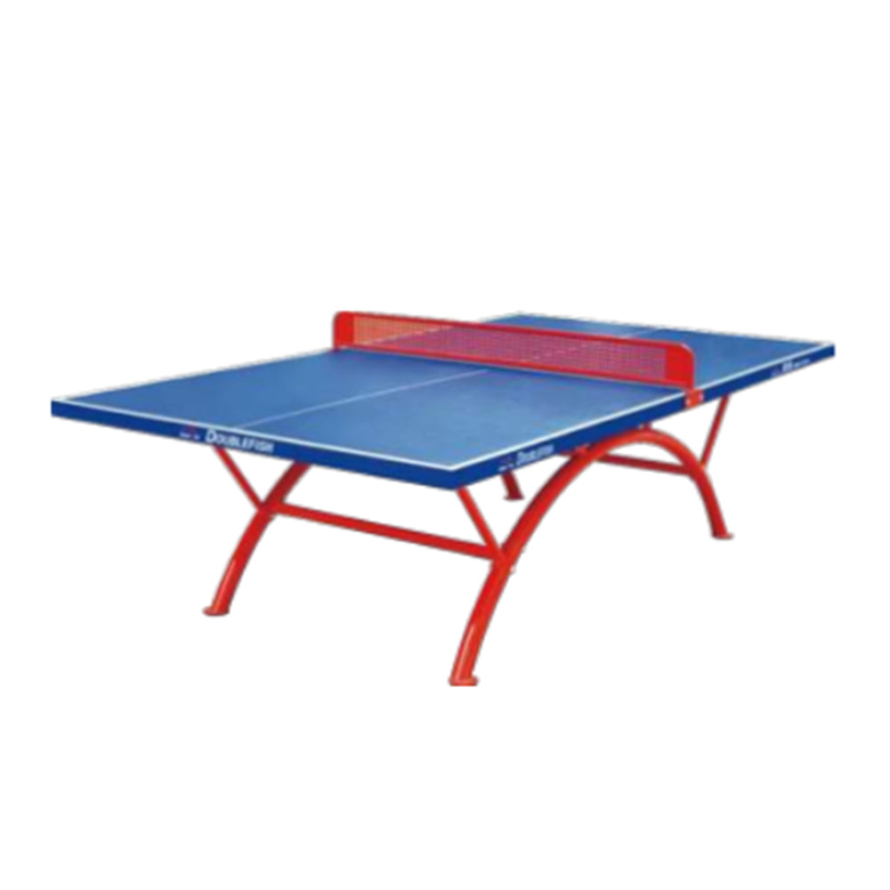 DOUBLE FISH SW318A Outdoor Waterproof Blue Table Tennis Pingpong Table/Bats Balls Net ITTF Approve