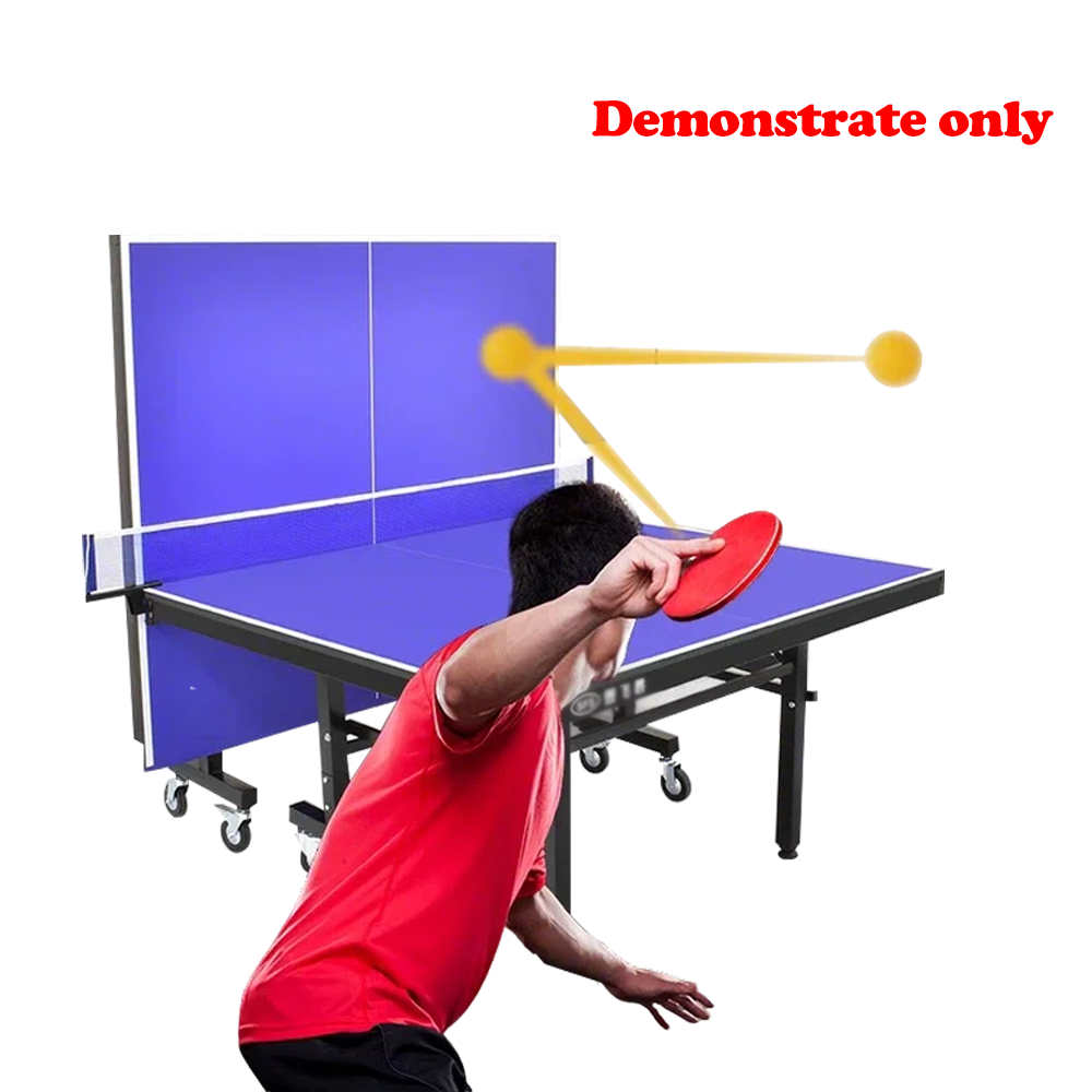 SUNNET Triumph 188 15mm Outdoor Waterproof Blue Foldable Solo Play Table Tennis Pingpong Table-Bats Balls Net