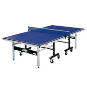 DHS T1010 Premium 15mm Indoor Blue Table Tennis Pingpong Table - Bats Balls Net