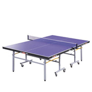 DHS T2023&T2123 Premium 18mm&15mm Indoor Blue Table Tennis Pingpong Table - Bats Balls Net