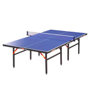 DHS T3626 Premium 15mm Indoor Blue Table Tennis Pingpong Table - Bats Balls Net
