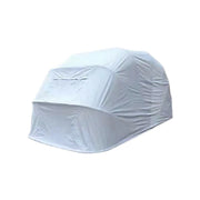 TREKKA Upgraded Galvanized Car Canopy 5.7/6m Portable Cover with Reinforced Steel Frame, Waterproof & UV-Resistant Fabric, Wind-Stable Structure - Grey
