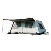 TREKKA Full-Blackout Flagship Camping Tent without Side Awnings - All-Around Sun Protection, Premium Shelter for Family Camping - Grey