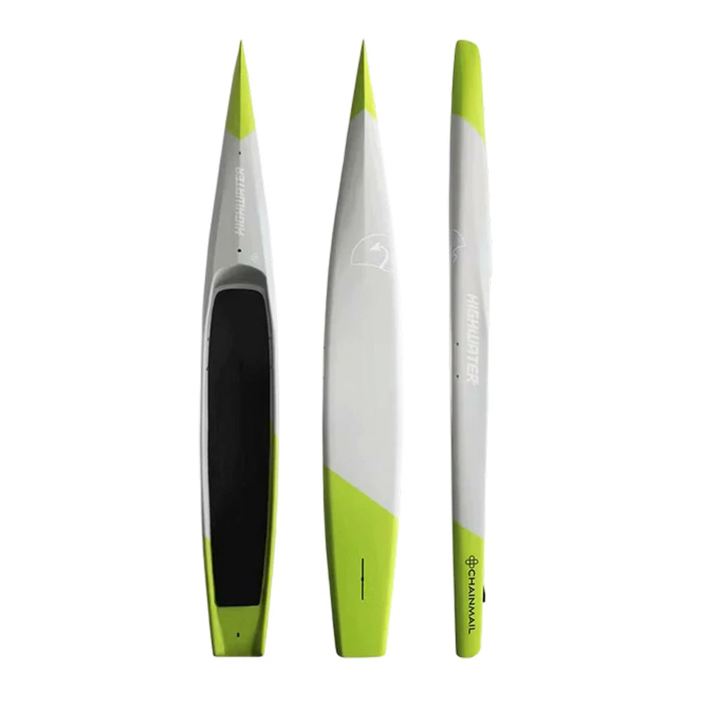 TREKKA Carbon-Fiber Racing Paddle Board Competition-Grade Speed SUP with Diamond-Grip Deck,   Raised Tail Design and Dual-Drain System