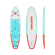 TREKKA Inflatable Stand Up Paddle Board Anti-Slip Deck Large Removable Fin Gear Bungees Stable and Easy to Control