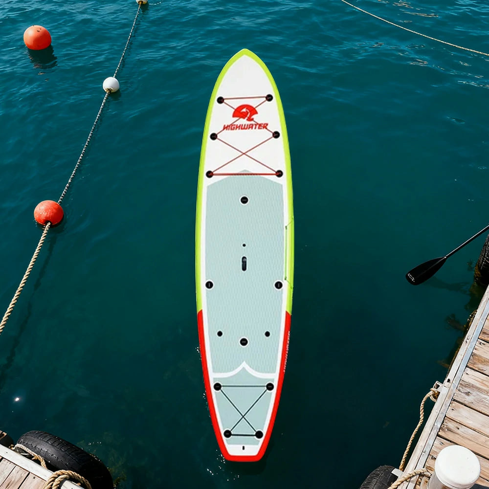 TREKKA Stand Up Paddle Board Durable Construction Anti-Slip Deck Hands-Free Paddle Holder Removable Fin