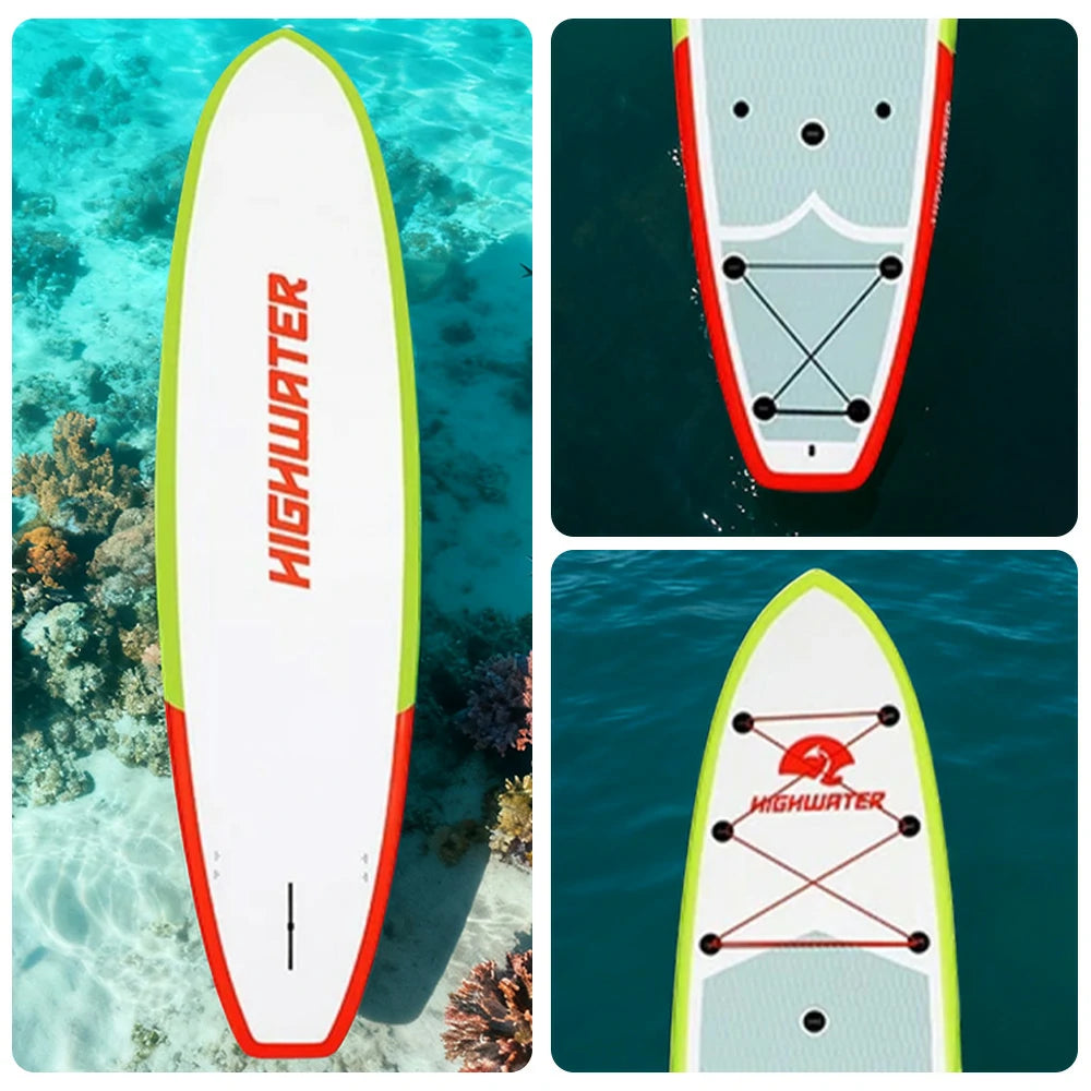 TREKKA Stand Up Paddle Board Durable Construction Anti-Slip Deck Hands-Free Paddle Holder Removable Fin