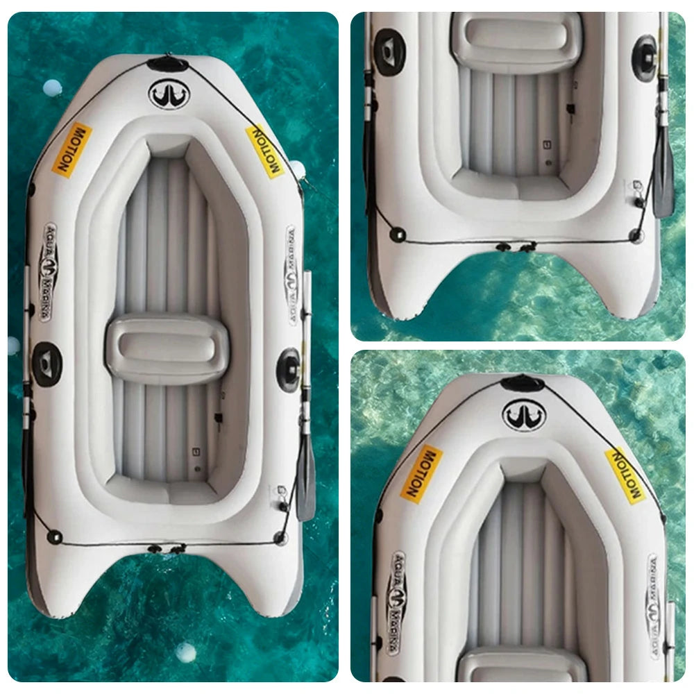 TREKKA 4-Person Kayak Durable PVC Multi-Chamber Design Removable Seat Cushion 279cm Ideal for Fishing & Recreation