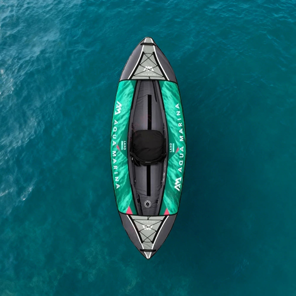 TREKKA 285/320cm Kayak Durable PVC Construction Multi-Chamber Design Removable Seat Cushion Ideal for Fishing & Recreation