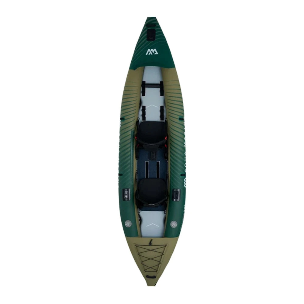 TREKKA 2-Person Kayak Durable PVC Multi-Chamber Design Removable Seat Cushion 398cm Ideal for Fishing & Recreation