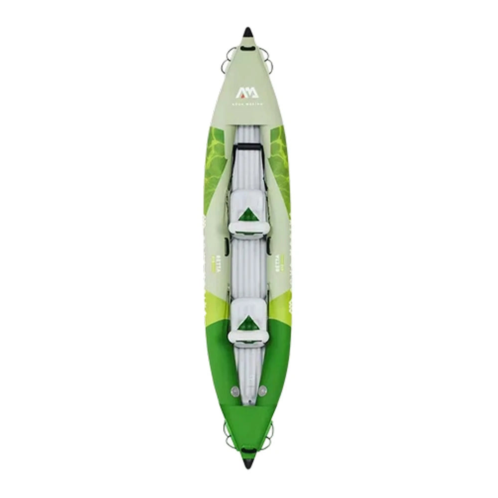 TREKKA 312/412/475cm Inflatable Kayak Durable PVC Multi-Chamber Design Splash-Proof Bow Removable Seat Ideal for Fishing & Recreation