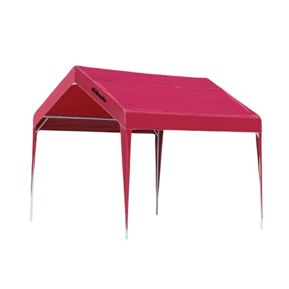 TREKKA Outdoor Pop-Up Gazebo - 3x3m Canopy Only, Reinforced Steel Frame, Waterproof & UV-Resistant Fabric, Wind-Stable Structure, Quick Assembly - Wine Red