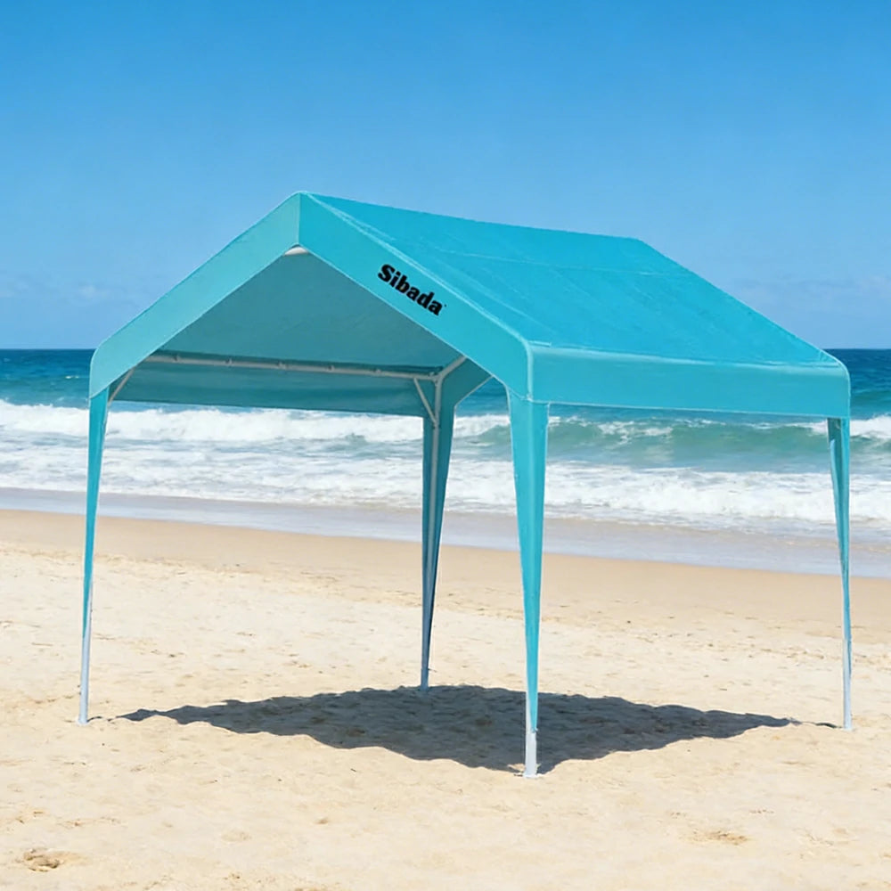 TREKKA Outdoor Pop-Up Gazebo - 3x3m Canopy Only, Reinforced Steel Frame, Waterproof & UV-Resistant Fabric, Wind-Stable Structure, Quick Assembly - Blue