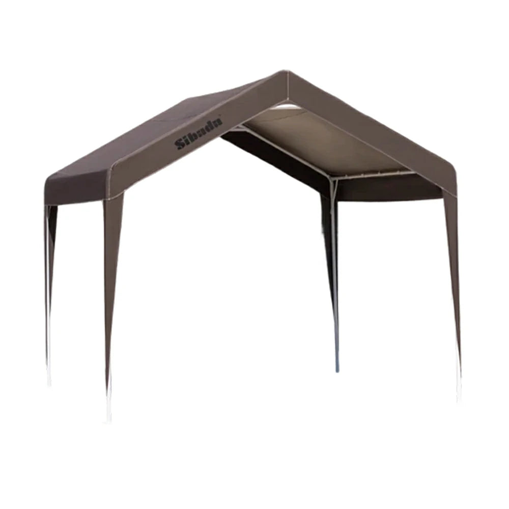 TREKKA Outdoor Pop-Up Gazebo - 3x3m Canopy Only, Reinforced Steel Frame, Waterproof & UV-Resistant Fabric, Wind-Stable Structure, Quick Assembly - Coffee