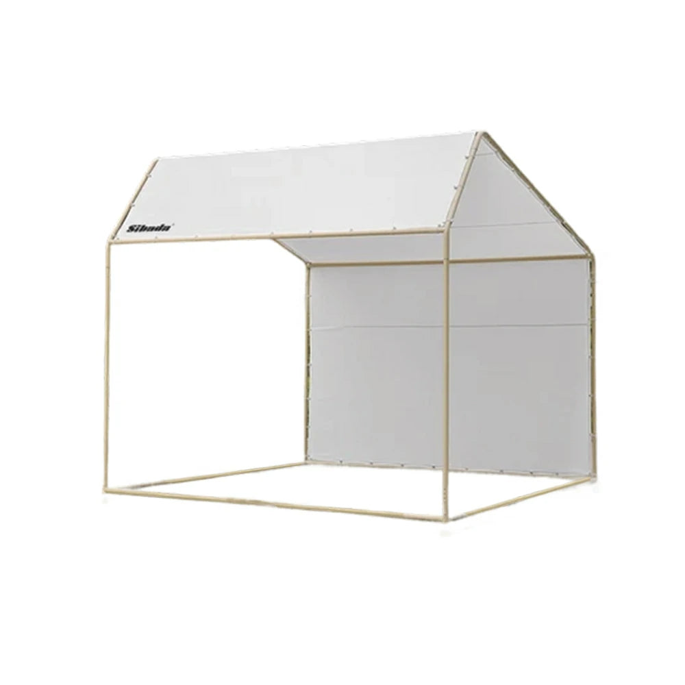 TREKKA Outdoor Pop-Up Gazebo 2/3m Canopy with Reinforced Steel Frame, Waterproof & UV-Resistant Fabric, Wind-Stable Structure, Quick Assembly - White