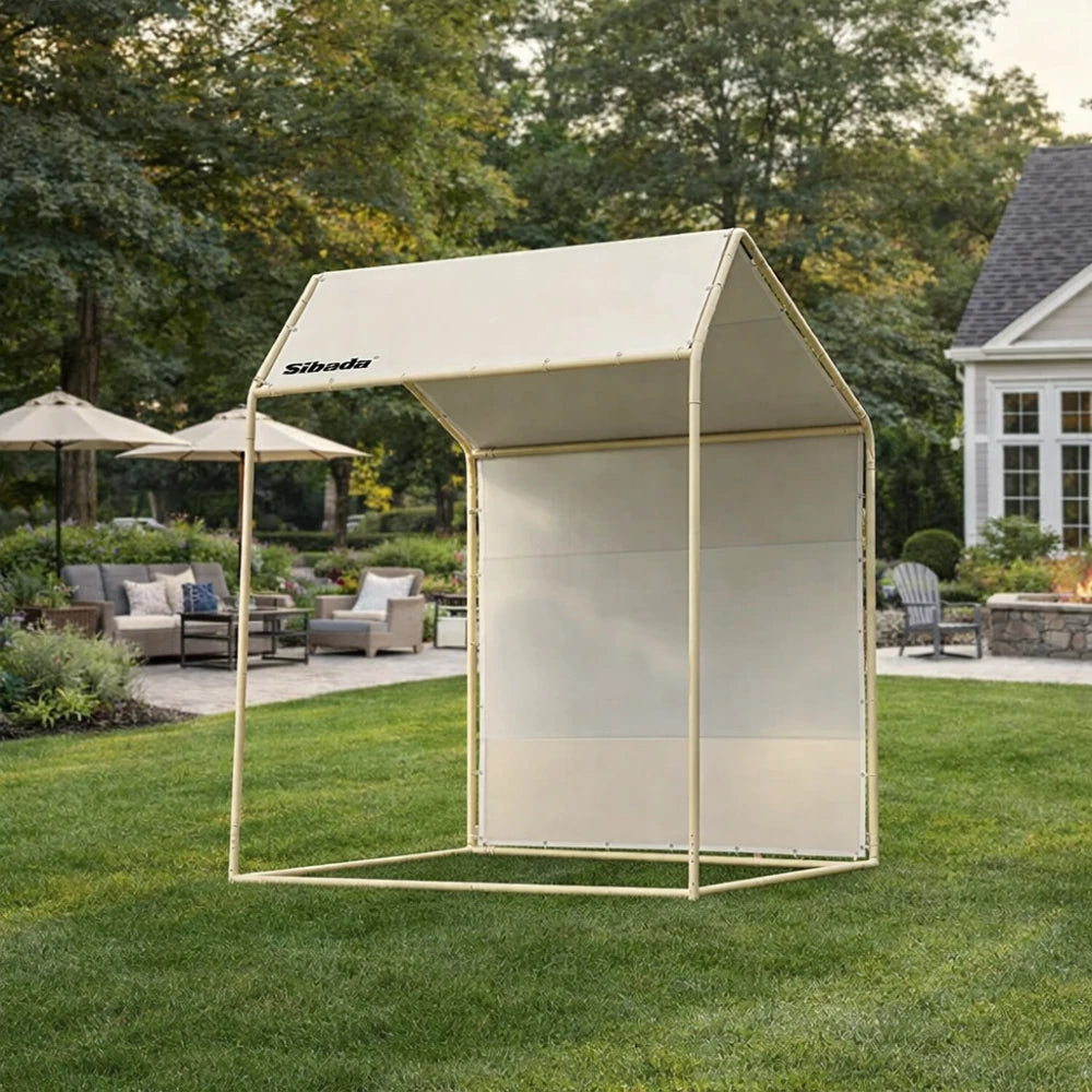 TREKKA Outdoor Pop-Up Gazebo 2/3m Canopy with Reinforced Steel Frame, Waterproof & UV-Resistant Fabric, Wind-Stable Structure, Quick Assembly - Beige